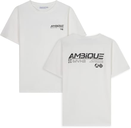 AMBIQUE - Tommy T-Shirt - 103 ecru - Maat 146/152
