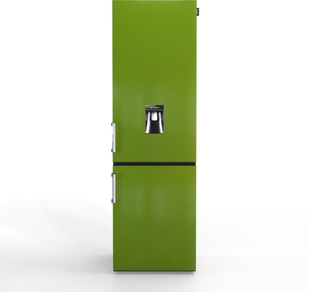 Nunki Large H2O – Koel-vriescombinatie – Waterdispenser – E-klasse – 268 liter – Front Grass Green Gloss
