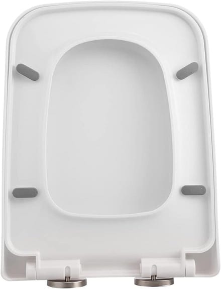 Toiletbril - Zachte Sluiting - Badkamer Vernieuwen - Snel Verwijderbaar - 45 x 35.5cm - Wit