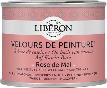 Liberon Velours De Peinture Muurverf - Mat - Rose De Mai - 0,125l