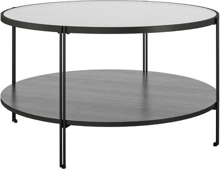 Wainwright-Salontafel Rond - Zwart Eiken