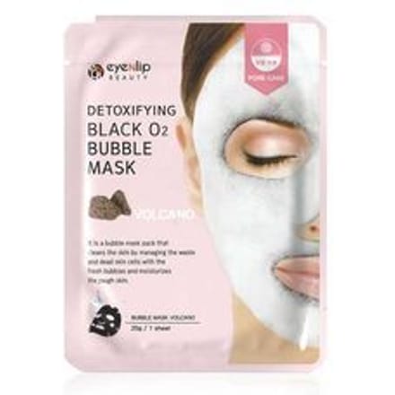 eyeNlip - Detoxifying Black O2 Bubble Mask - 2 Types Volcano