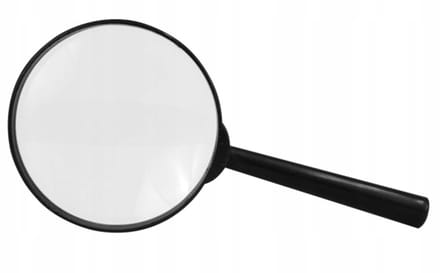 Titanum Vergrootglas 7,5 cm - 5x Vergroting, Zwart