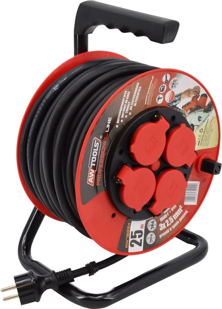 Awtools Professional - Kabelhaspel - 40m - 3x2,5 mm - 16A 3680W