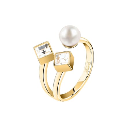 Karl Lagerfeld - KLAYR23012 - Ring - Dames - PEARL - Ringmaat 52