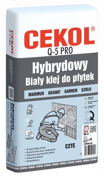 Cekol Q5 Pro - Hybride Tegellijm - Wit - 5kg - Water- en Vorstbestendig