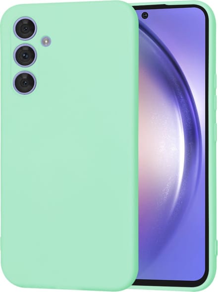 Hoesje geschikt voor Samsung Galaxy A54 - Techsuit Soft Flex Silicone Back Cover - Mint Green