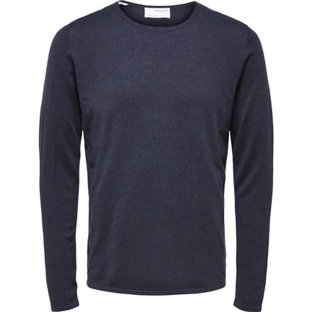 SELECTED SLHROME LS KNIT CREW NECK G NOOS Heren Trui  - Maat M