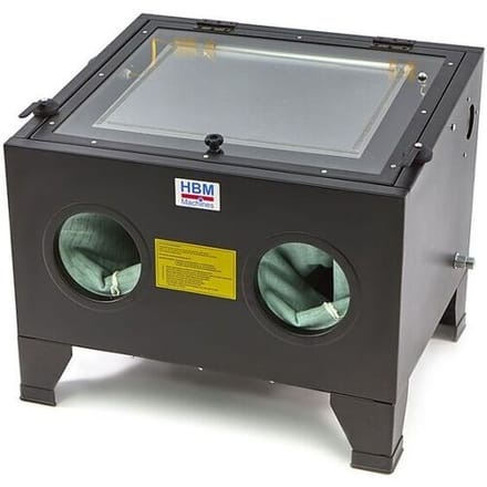 SBC 90 straalcabine ZWART Ca. 17 kg