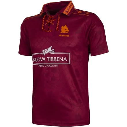 COPA Football - AS Roma 1994 - 95 - Retro Voetbalshirt - Heren - S - Bourgondië