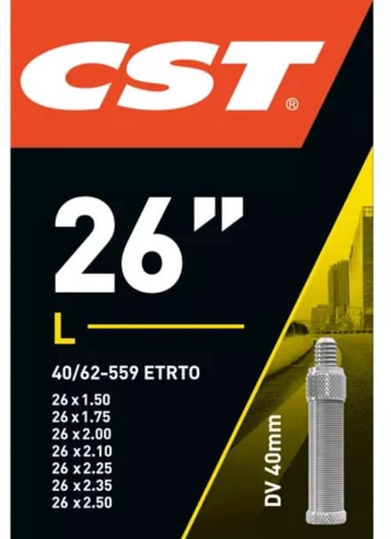 Binnenband CST DV40 26x 1.50-2.50 / 40/62-559