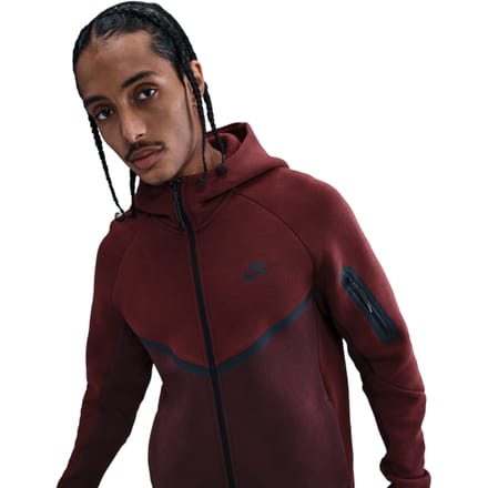 Nike Tech Fleece Hoodies Heren - Rood - Maat M
