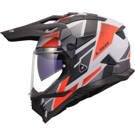 Volle motorhelm LS2 MX702 Pioneer II Block