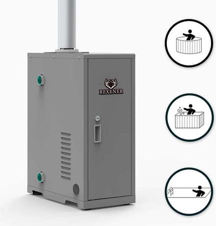 Rexener Bioheater basis voor hottub, spa of zwembad