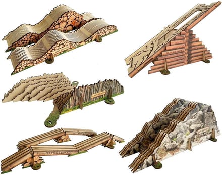 RC Obstakel Set - RC Crawler Park - Racebaan Ontwerpen - Schaal Realisme - 5 Stuks - Natuurlijk
