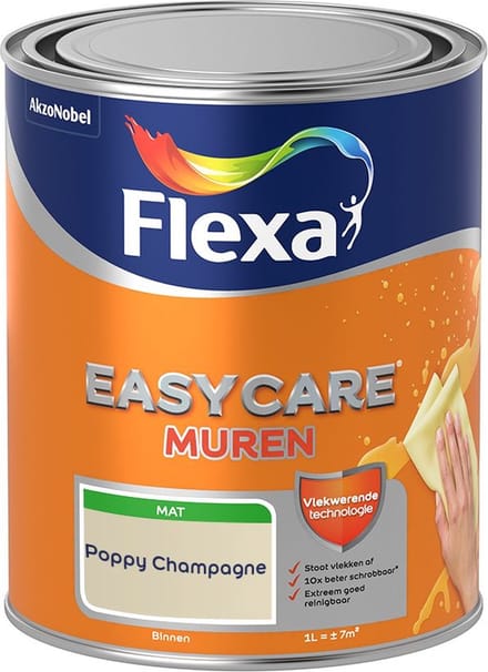 Flexa - Easycare Muren - Poppy Champagne - Mengverf - 1 L
