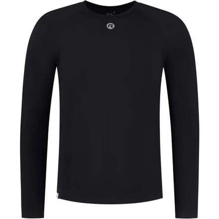 Rogelli Essential Dames en Heren Ondershirt - Lange Mouw - Zwart