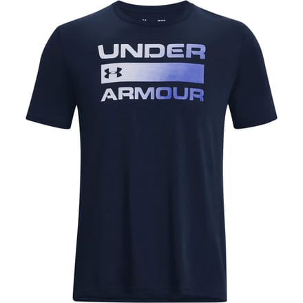 Under Armour UA TEAM ISSUE WORDMARK SS Heren Sportshirt - Blauw - Maat L