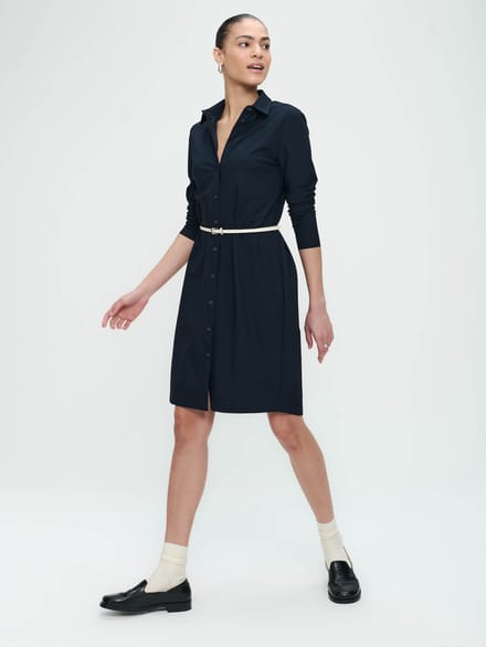 Dress Nico Easy Wear | Blue - Blue / S