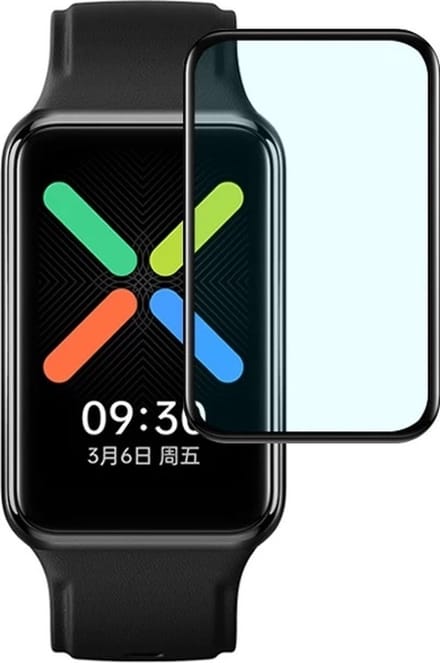Strap-it Screen protector PMMA - Full cover protector geschikt voor Oppo Watch Free