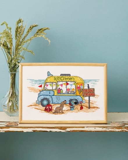 Borduurpakket Icecreamtruck - Permin