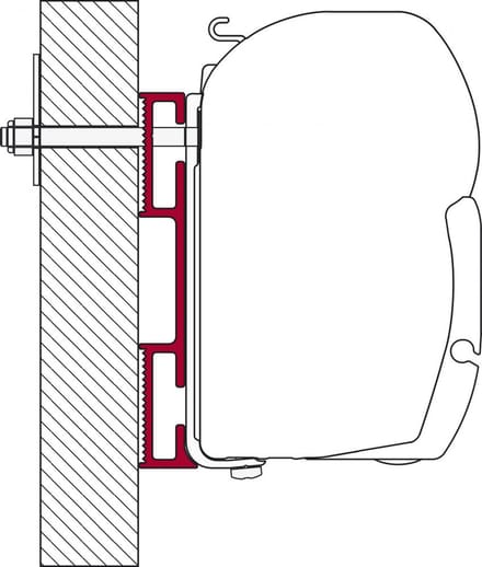 Fiamma Adapter D F45S / F45L / ZIP