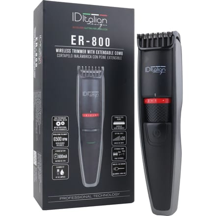 ER-800, DRAADLOZE TONDEUSE MET UITSCHUIFBARE KAM