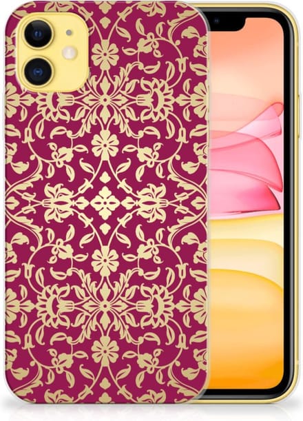 Siliconen Hoesje Apple iPhone 11 Barok Pink