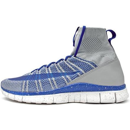 Nike Free Flyknit Mercurial 'Wolf Grey Game Royal' 805554-003 42 gray