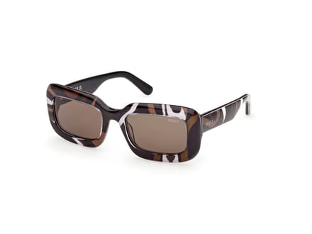 Pucci Ep0253 Dames Zonnebril Bruin Brown/CAT3 Vrouw