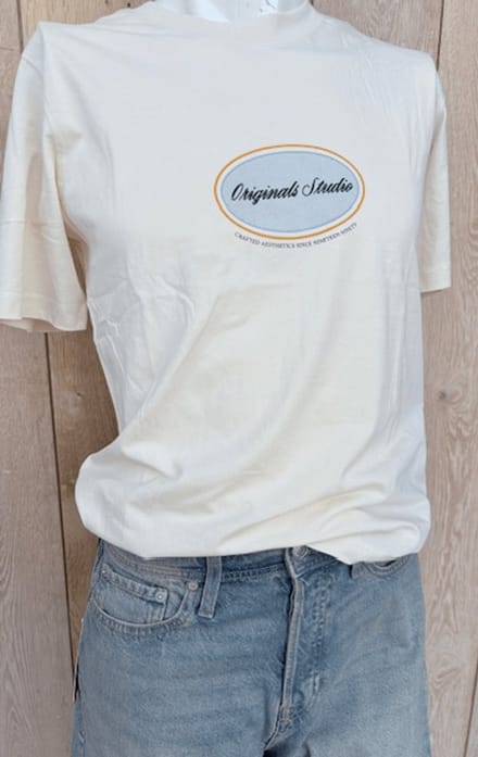 Jack&jone Jornorrebro Graphic Tee Crew Neck Antique White | Beige | Maat: S
