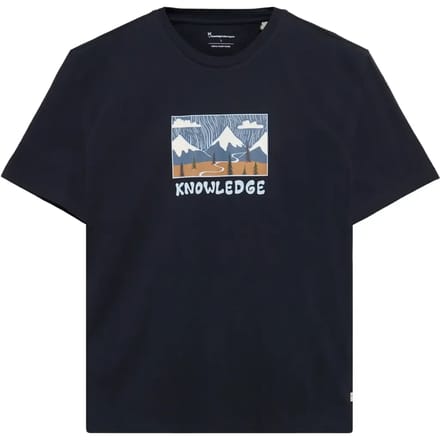 T-shirt met bedrukking voor Organic Cotton KnowledgeCotton Apparel