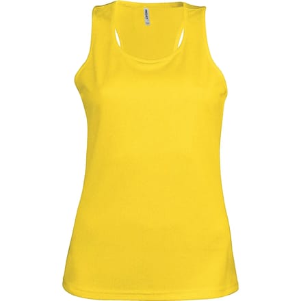 Damessporttop overhemd 'Proact' True Yellow - M