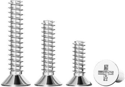 20 Stuks RVS Phillips Platkop Schroeven M3 x 6mm voor Meubelmontage, Klussen en DIY Projecten
