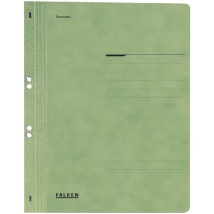 Falken ringhechtmap, A4, volledige kaft, 1 stuk, groen