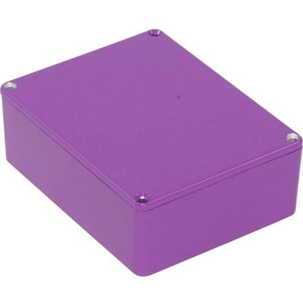 Hammond Electronics 1590BBSPR Universele behuizing 120 x 94 x 42 Aluminium Paars 1 stuk(s)