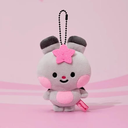 ATEEZ - [MIGHTEEZ] POP UP MD MINI PLUSH Sleutelhanger Ddeongyo gray