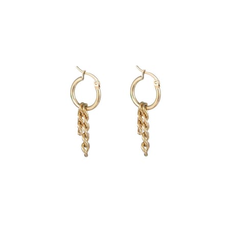 Go Dutch Label - E1758-2 Dames Oorhangers - Goud