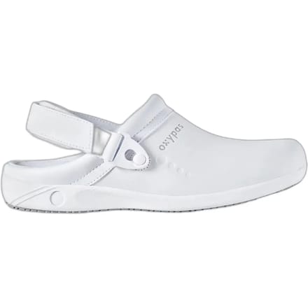 OXYPAS REMY : Professionele slipper in leder - Maat 39 - Wit
