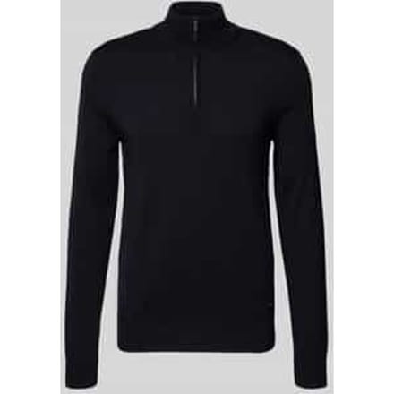 modern fit schipperstrui van pure scheerwol model 'Dario'