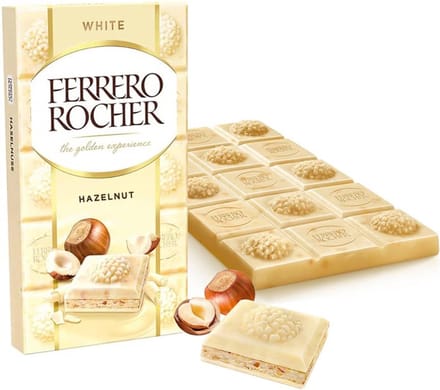 8x 1-2Dry Chocolade Reep Witte 90 gr