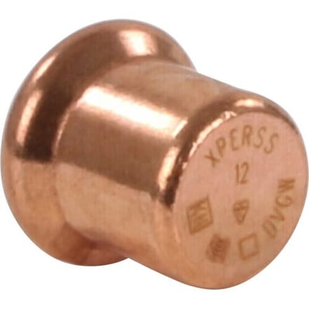 VSH Xpress koper pers eindstop 12mm