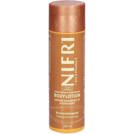 Nifri Bodylotion bruinverlengend verzorgend hydraterend met Q10 & Vitamine E