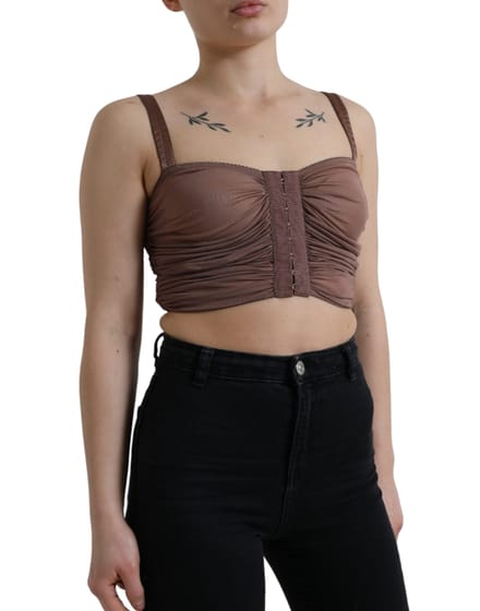 Dolce Gabbana Mesh Camisole Top