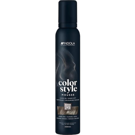 INDOLA Color Style Mousse Donkere as Haarkleuring Dames 200 ml