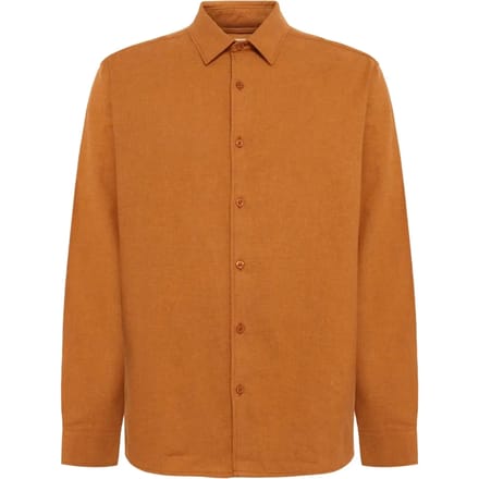 Flanellen overhemd met lange mouwen KnowledgeCotton Apparel Dune