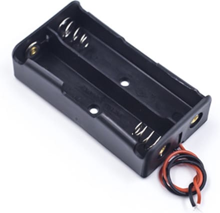 Batterijhouder 3.7V 2x 18650 Serie