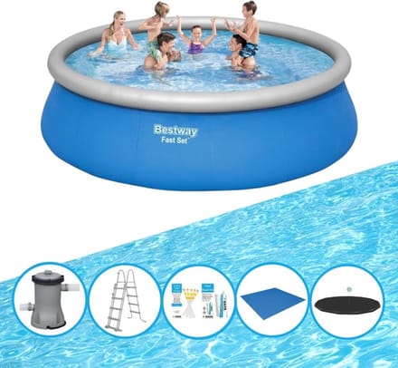 Bestway Zwembad Fast Set - 457x122 cm - Inclusief accessoires