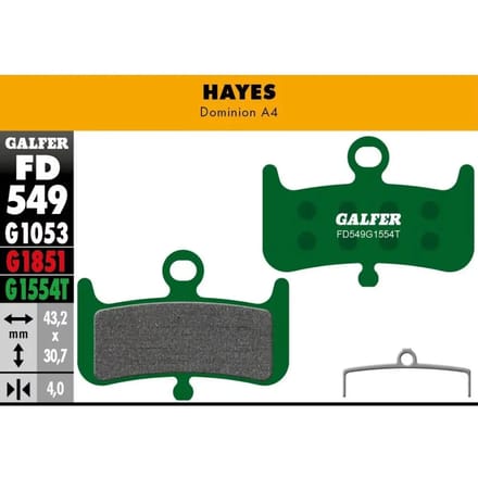 Remblok Galfer Hayes Dominion A4