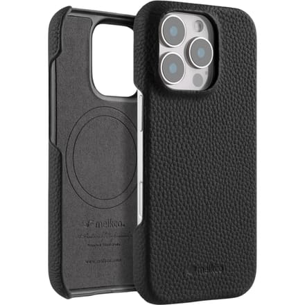 Melkco Apple iPhone 16 Pro Max Leather MagSafe Cover Zwart